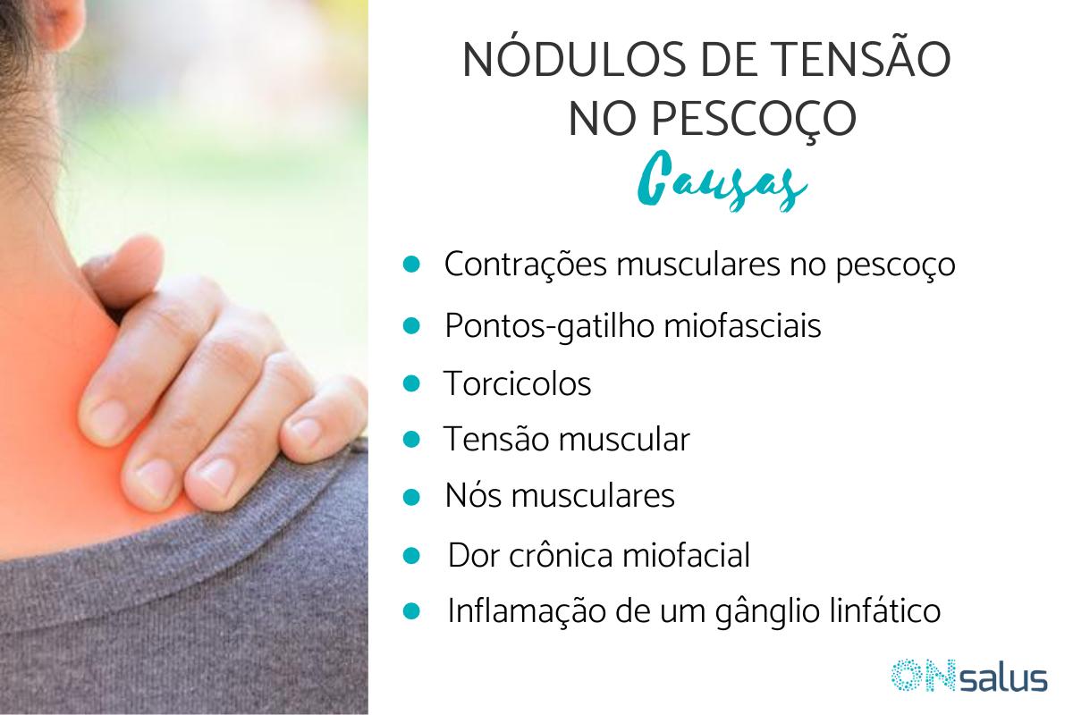 Nódulos de tensão no pescoço: causas e tratamento