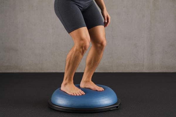 Exercícios para fascite plantar - Exercícios em uma superfície macia e instável