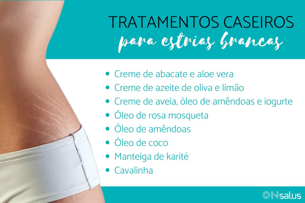 Tratamentos caseiros para estrias brancas