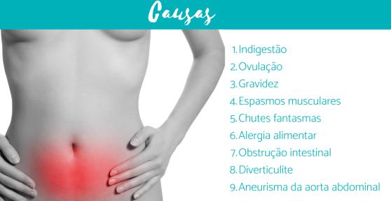 Barriga Pulsando Perto do Umbigo - Causas e O Que Fazer