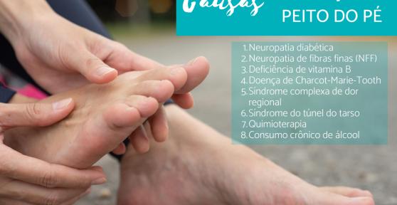 Queimação no Peito do Pé - Causas e Tratamento