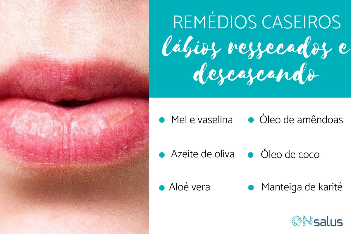Como tratar lábios ressecados e descascando
