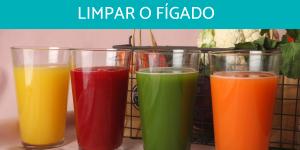 Sucos para limpar o fígado