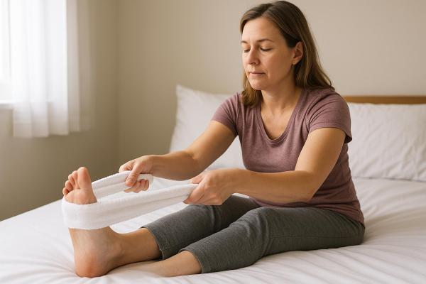 Dores nas pernas após sentar pode ser o quê? - 5. Fascite plantar