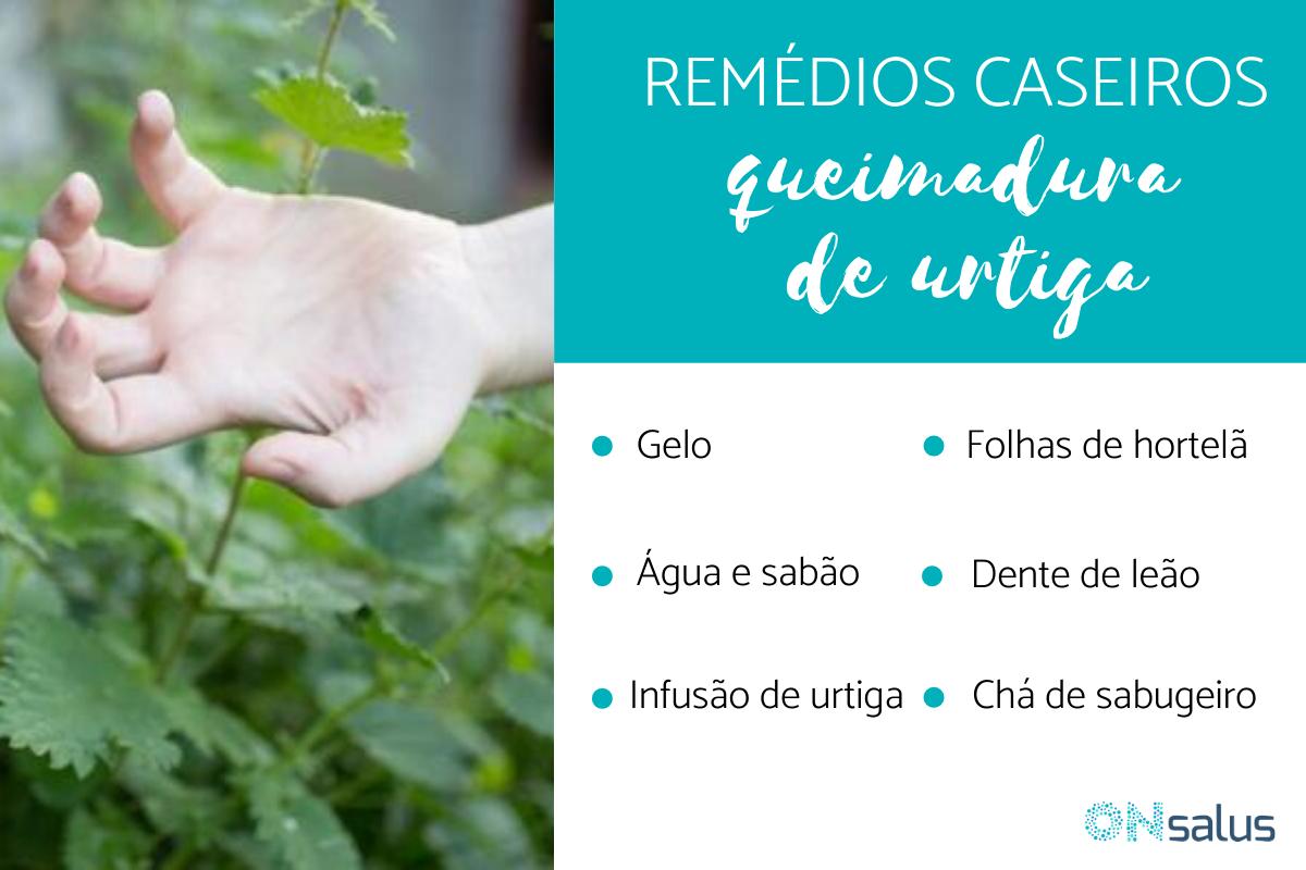 Remédios caseiros para queimadura de urtiga na pele