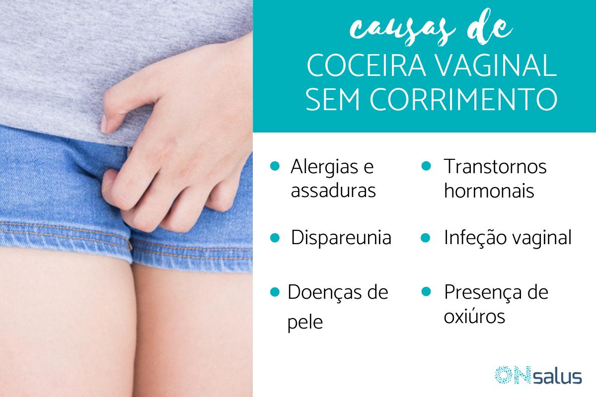 Coceira na vagina sem corrimento: causas e tratamento