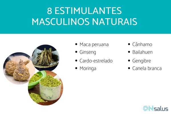 Estimulantes masculinos naturais